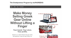 Desktop Screenshot of greekpreneur.com